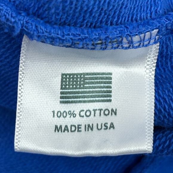 SpaceX Starship Sweatshirt Mens M Medium Blue Space Crewneck Sweater Made In USA - Picture 4 of 6